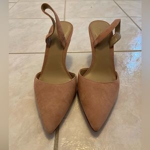 Worn Twice Women’s Ann Taylor Pink Suede Heels